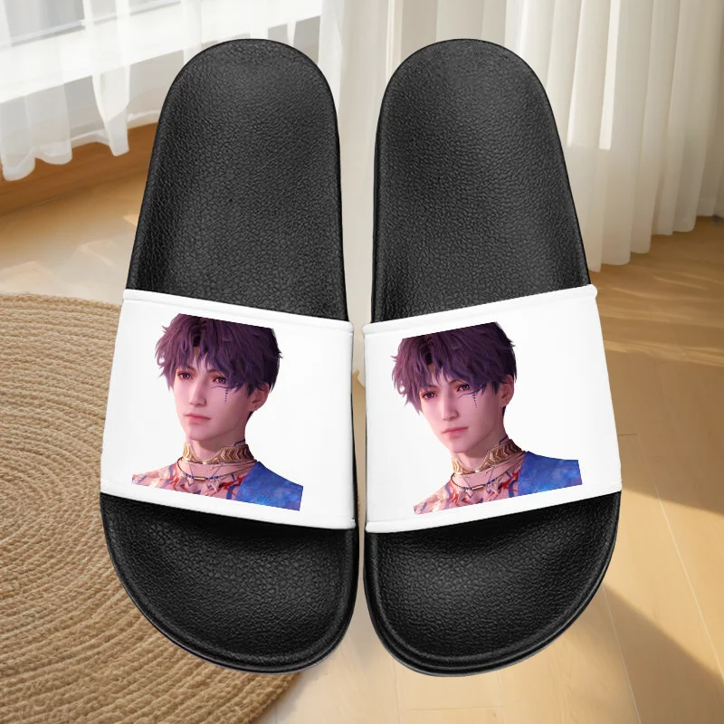 남녀공용 러브 앤 딥 스페이스 자비에 영화 및 텔레비전 주변 만화 슬리퍼, 높은 외모 샌들, 집에서 신상