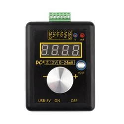 High-precision Handheld 0-10V/0-4-20mA Analog Voltage and Current Signal Generator Calibrator