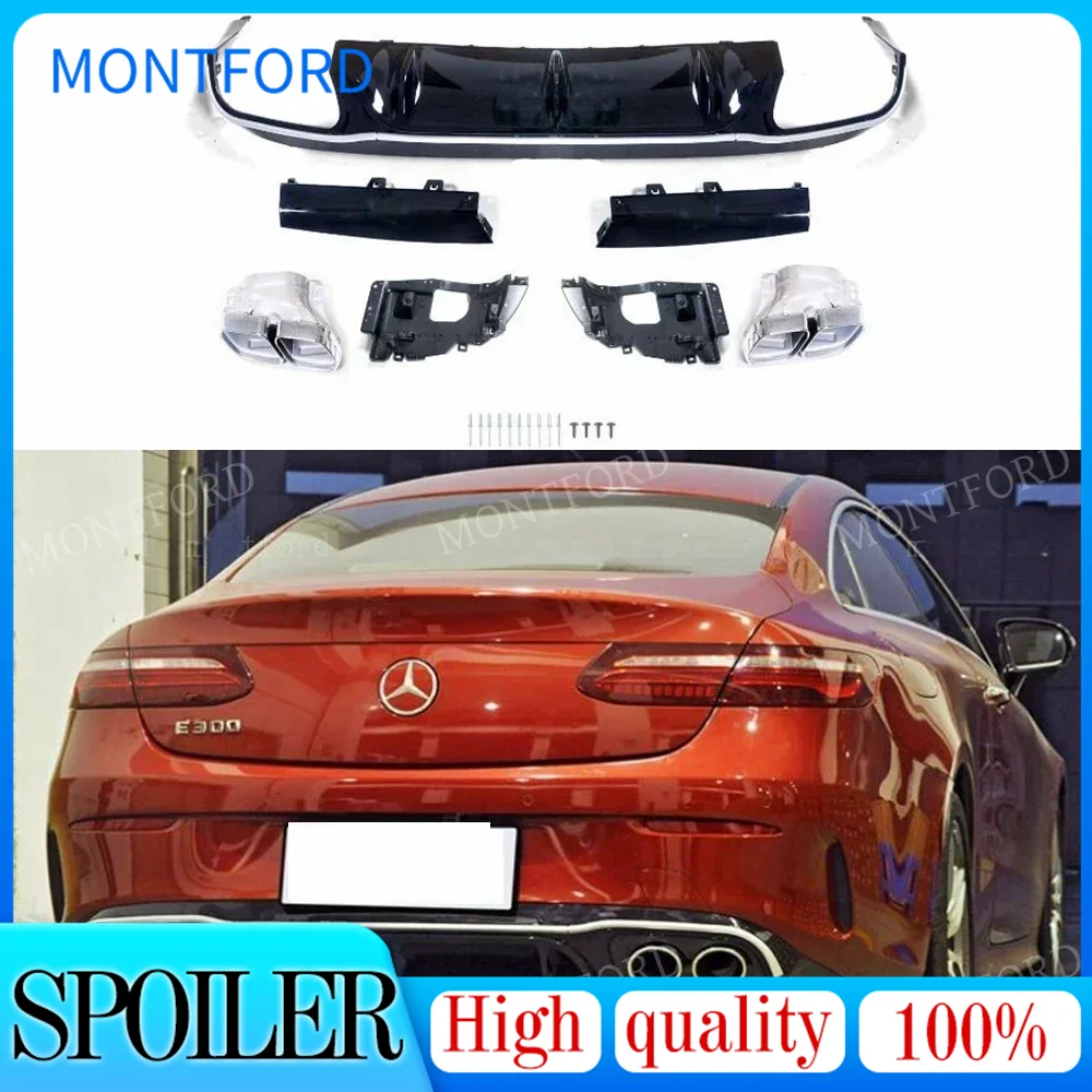 

be suitable for Mercedes Benz E-Class coupe W238 modified E63 tailpipe rear bumper kit exhaust pipe accessories