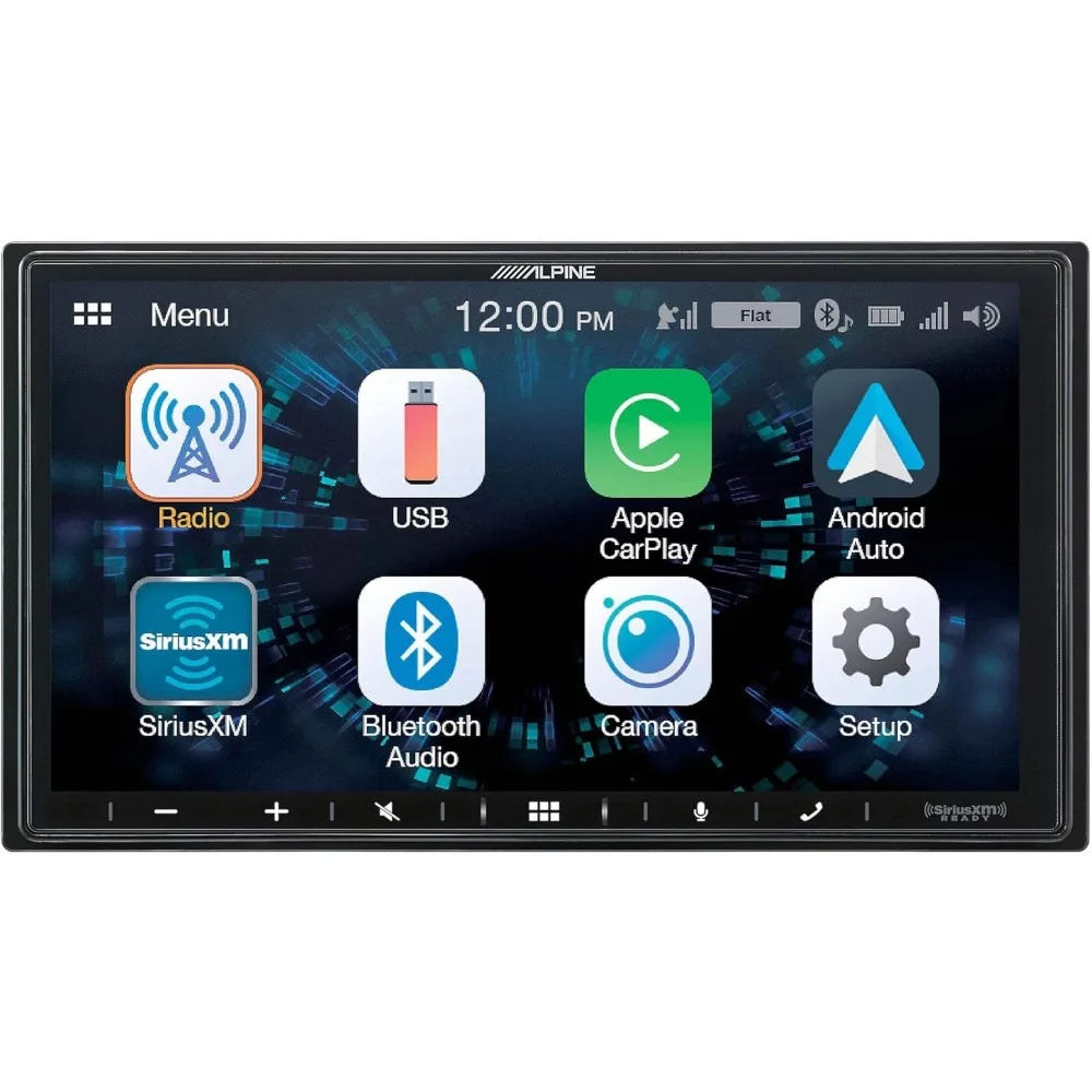 Car Stereo, SiriusXM Ready, AM/FM Radio & Bluetooth, PowerStack Compatible Head Unit, 6-Ch. Preamp Outputs