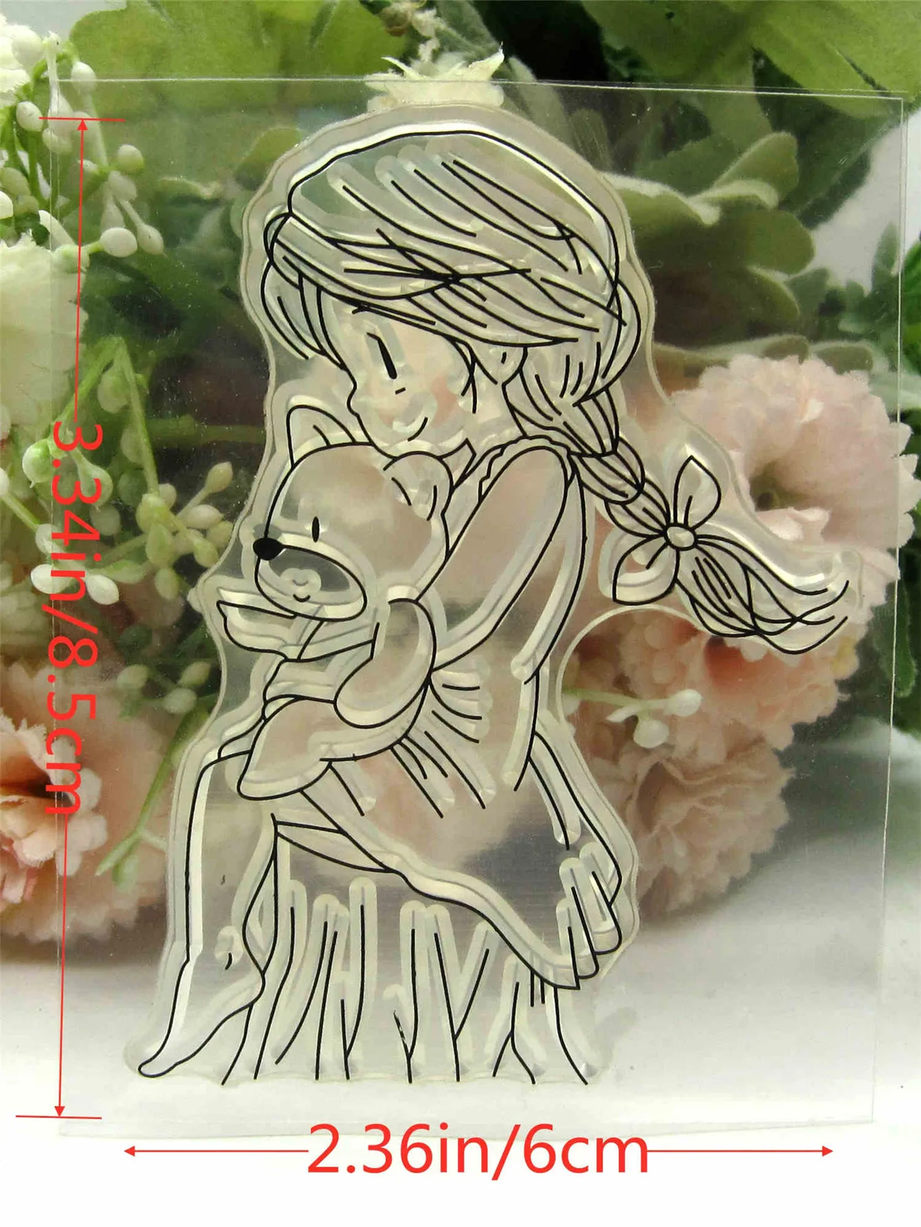 Custom Transparent Silicone Clear Rubber Stamp, Sheet Cling, DIY Scrapbooking, Cute Pattern, Photo Album, Paper Card Decor