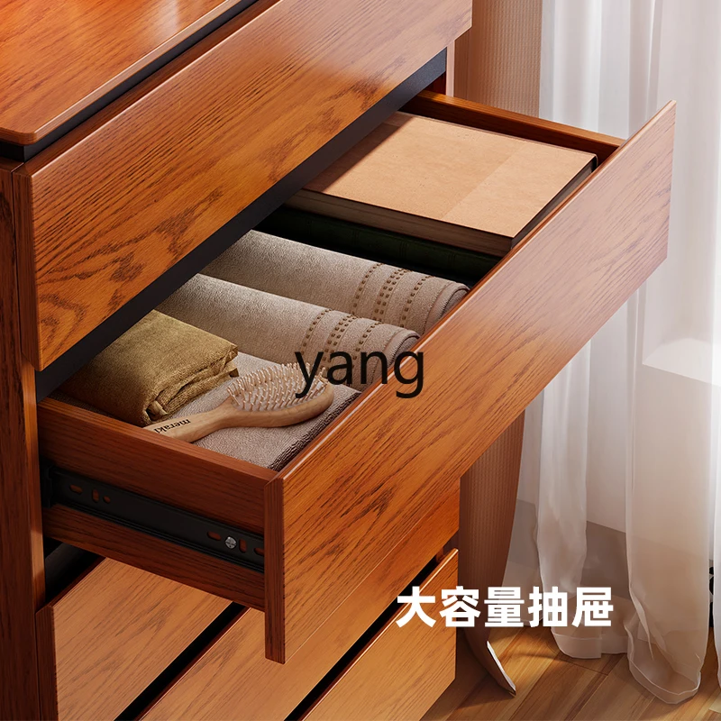 بجانب خزانة تلفزيون xyy، يتم تخزين خزانة الخشب الصلب القديم في درج الحائط. #3