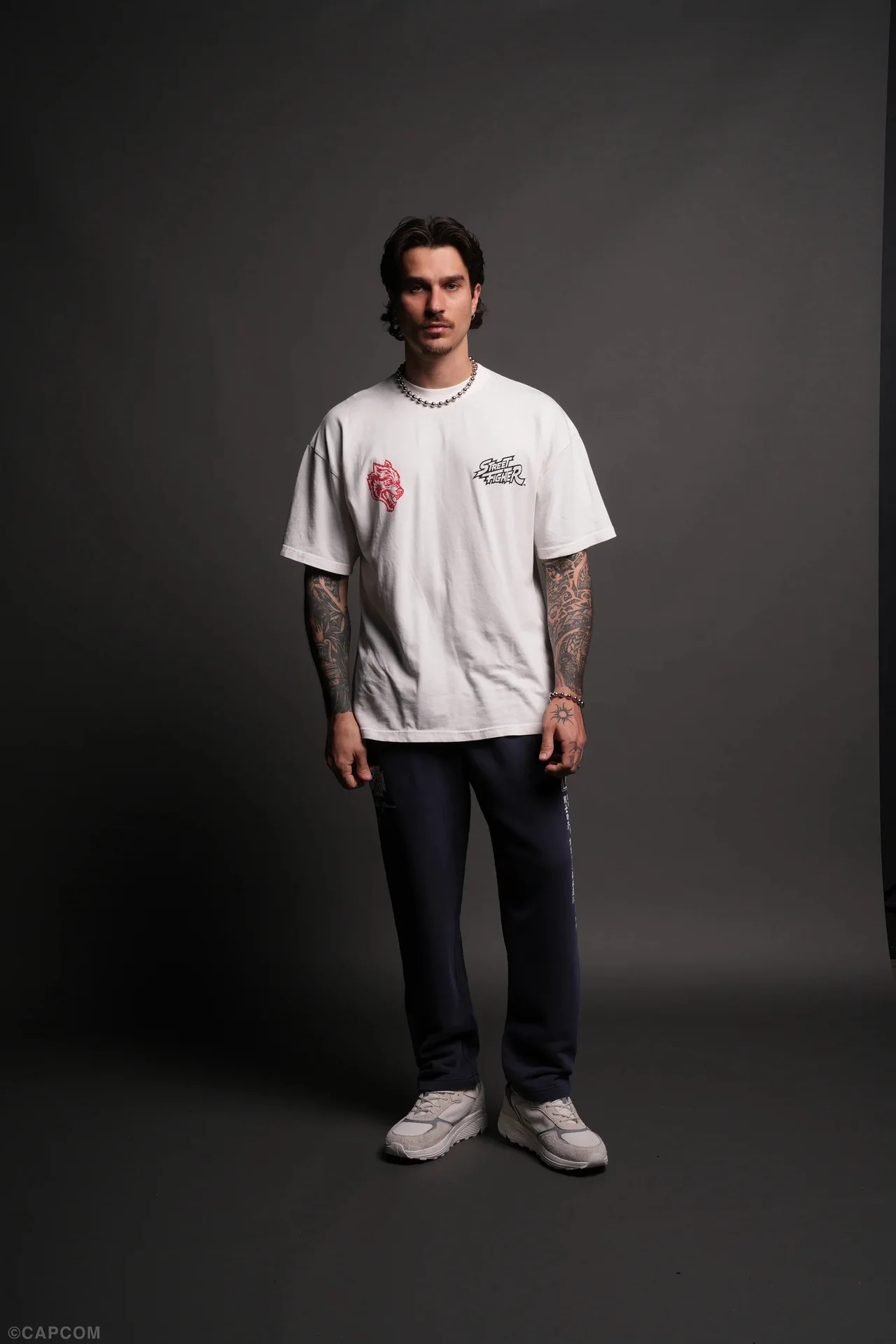 Men's full-back printed short-sleeve trendy brand pure cotton summer sports shirt, casual loose couple street T-shirt