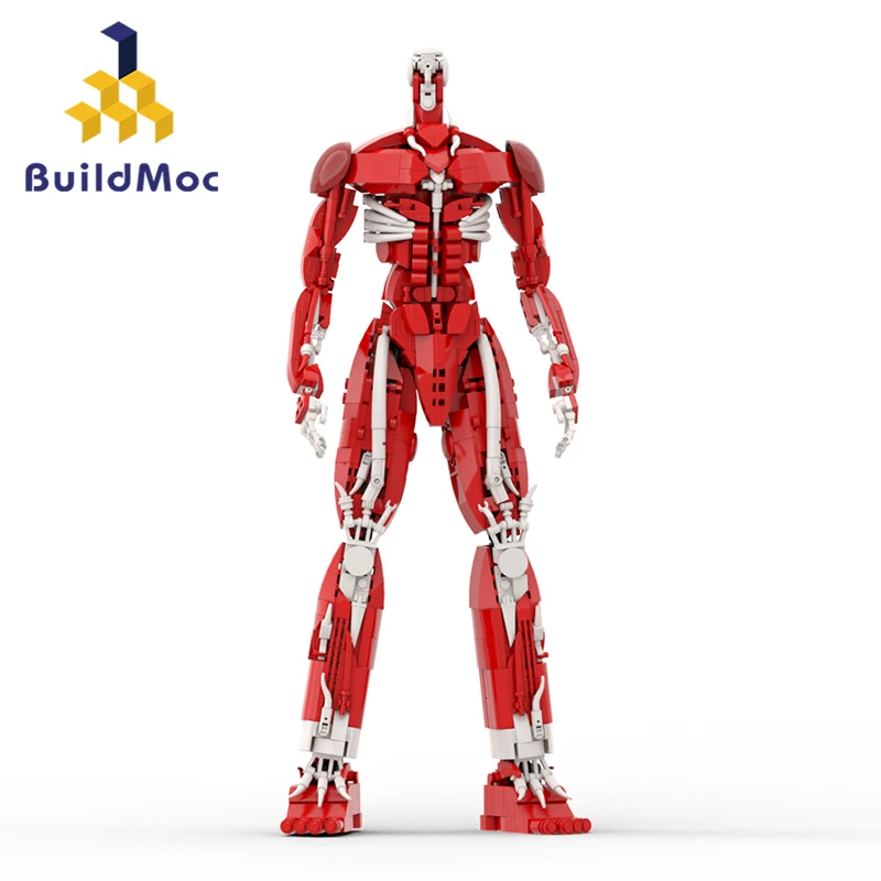 MOC Attacks Titan Colossus Titan Building Block Sets Mecha Robot Bricks Blocks Battle Mech Warrior Building Toy for Children