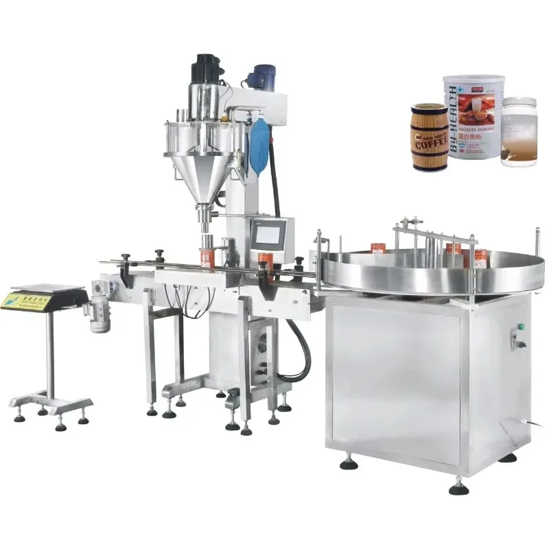 Customize Standing Pouch Powder Filling Machine Powder Anti Leak Device Filling Machine