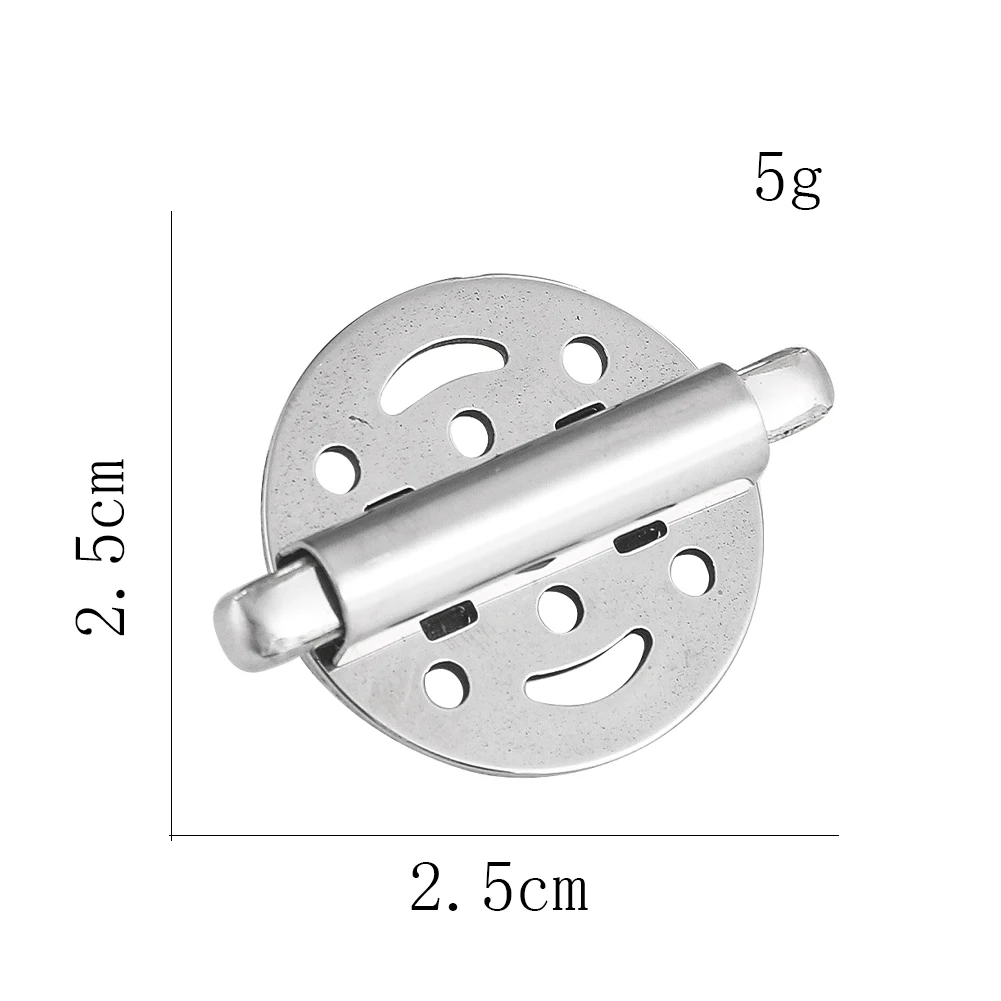 Stainless Steel Smoke Pipe Lid Outdoor Smoking Wind Cap Cover Spring Loaded Pipe Accessories Adjustable Size for 15-20mm Pipes