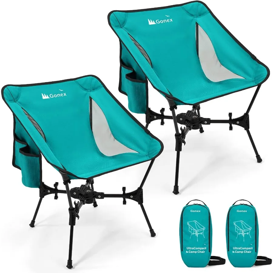 Portable Camping Chair 5th Gen Ultralight Compact Backpacking Foldable Lightweight Folding Chair for Outdoor Camp Hiking Beach