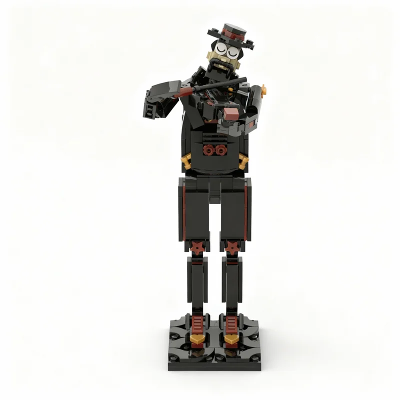 

348pcs MOC Jazz Violinist Building Set People Model Blocks Construction Toy Christmas Gifts DIY Creative Idea Education Assemble