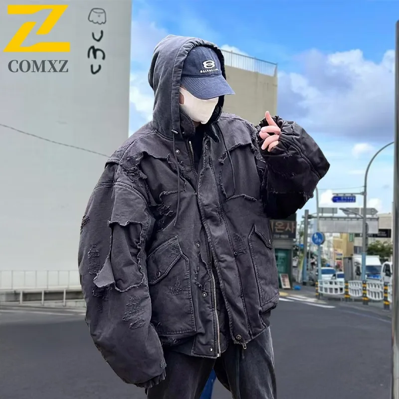 

COMXZ Men Racing Jacket 2025 Lightweight Hooded Outdoor High Quality Travel Cycling Windbreaker Jacket Camping Breathable Coat