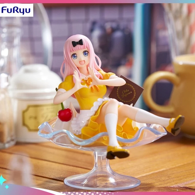 

In Stock Original Special Figure Kaguya-Sama: Love Is War - The First Kiss That Never Ends Fujiwara Chika Dessert Cup Model