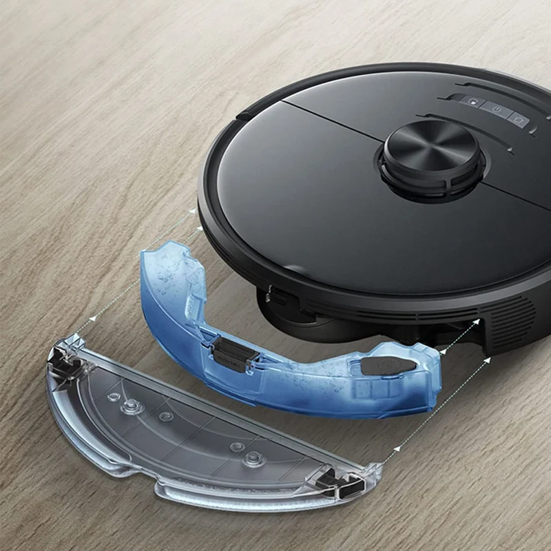 Roborockのクリーニングクロス,s7/s7maxv/s7plus掃除機用の4つのシルバーパッドのセット