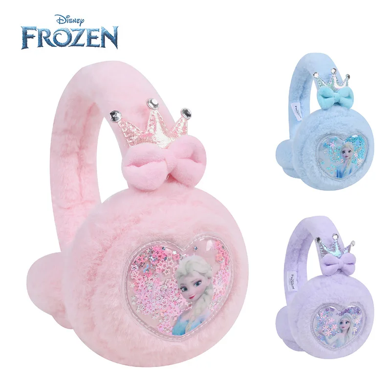 Miniso-orejeras genuinas de Disney, princesa Aisha, invierno, cálido, de felpa, cálido, para niñas, funda para la oreja, bolsa para la oreja