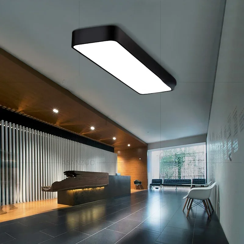 

Modern LED Ceiling Light Lamp Lighting Fixture Rectangle Office Bedroom Surface Mount Living Room Panel light