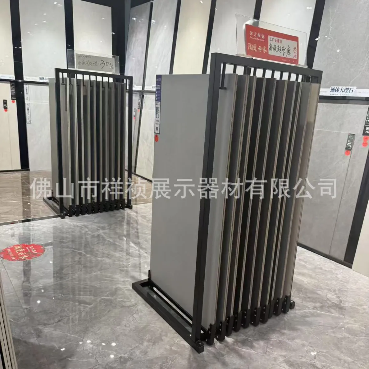 Tile display stand Rock slab pulling frame 7501500 large slab pulling cabinet Floor-to-ceiling marble push-pull display rack