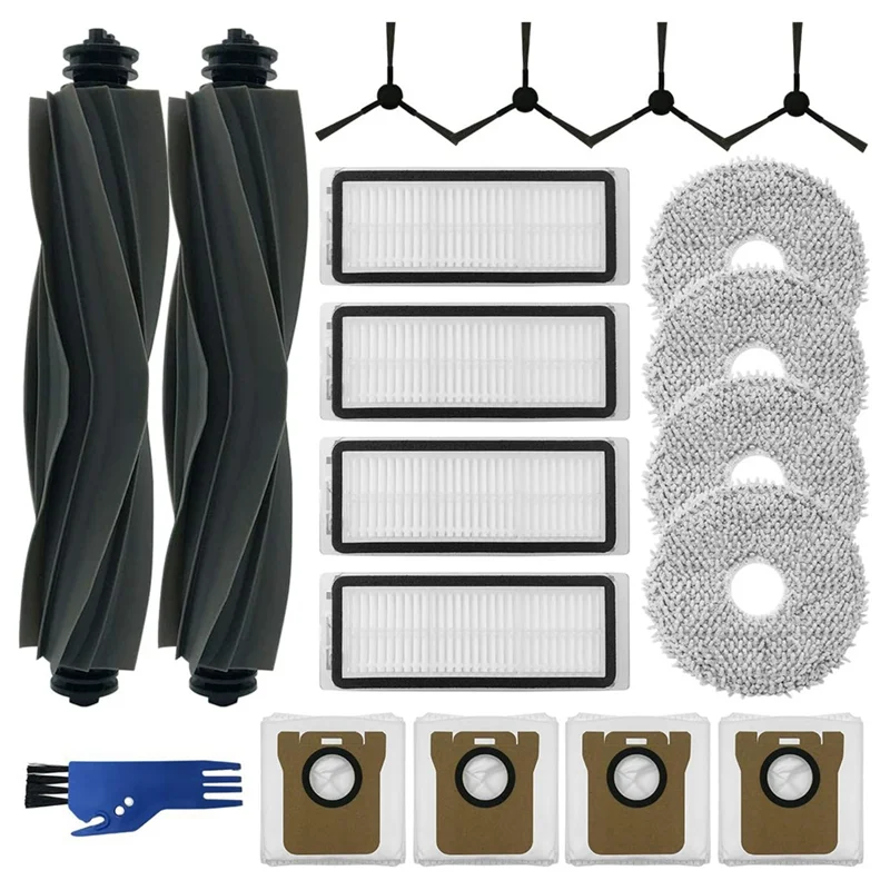 ¡Promoción! Para Dreame L20 Ultra y fregona Robot aspirador Cepillo Lateral principal filtros HEPA paño de mopa bolsas de polvo Accesorios