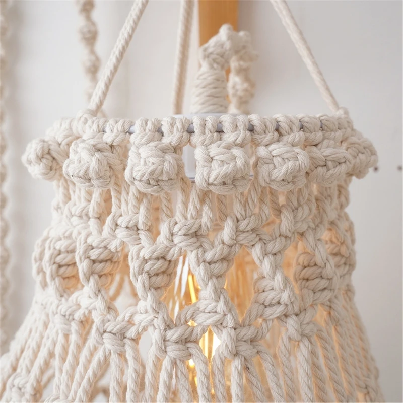 Handmade Woven Lampshade Decorative Light Covers Lights Shade Household Supplies