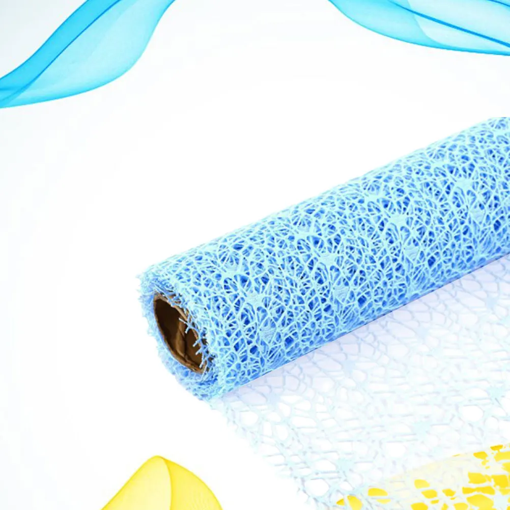 

Long Jacquard Gauze Roll Durable Cuttable Colorful Wrapping Craft Kids School Projects Wedding Party Decoration Backdrop Curtain