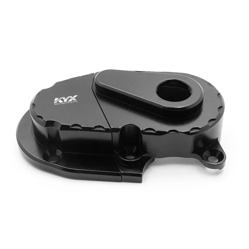 KYX Racing CNC Transmission Case Cover Upgrades Parts Accessories for 1/10 RC Crawler Car Axial Capra Unlimited Trail Buggy UTB