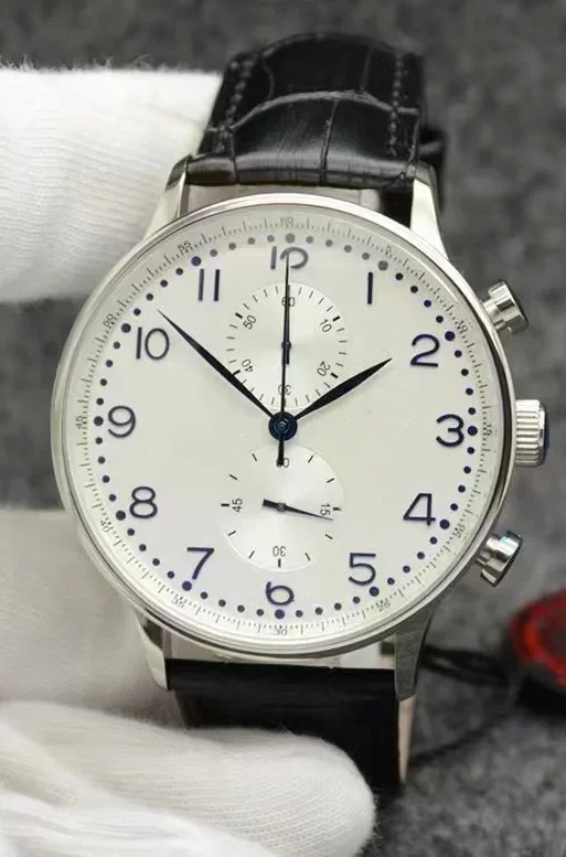 New Men Watch Automatic Mechanical Watches Stainless Steel Rose Gold Black Red Blue Sapphire 41mm