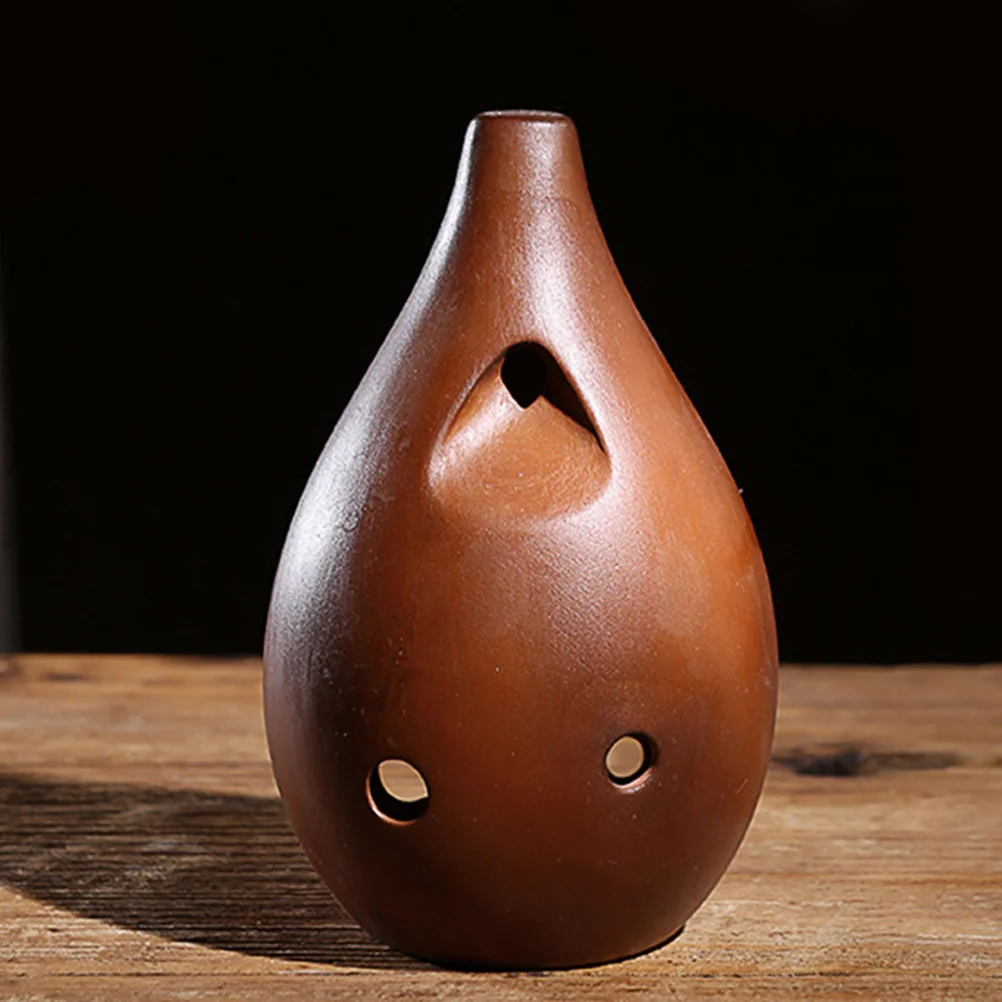 

1Pcs Ceramic 10 Holes Xun Instrument Sound Professionally Tuned Chinese Ancient Flute Traditional Musical Gift