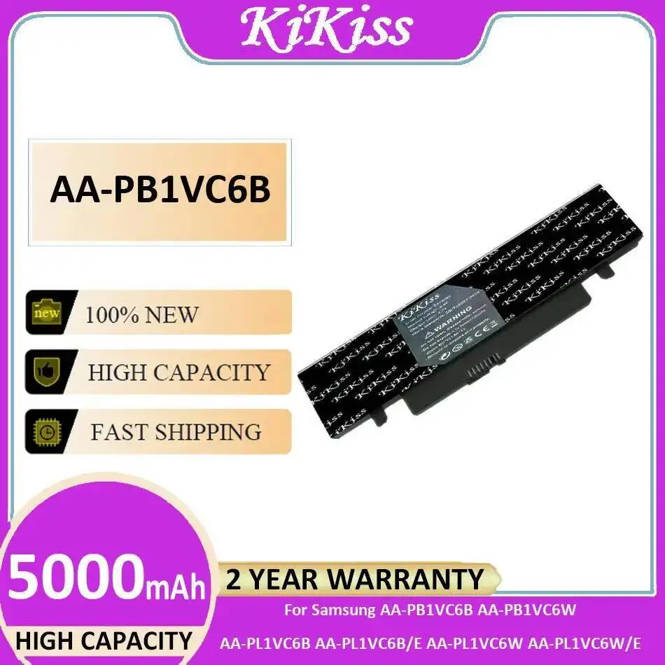 

Аккумулятор для ноутбука Samsung AA-PB1VC6B AA-PB1VC6W AA-PL1VC6B E AA-PL1VC6W емкостью 5000 мАч