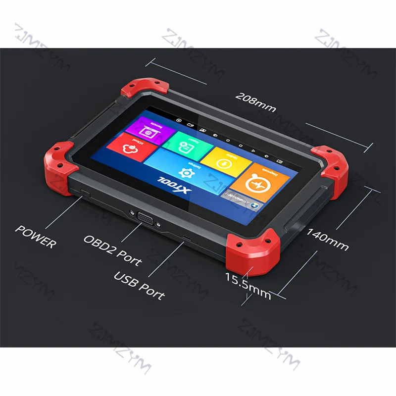 Newest X100 PAD PLUS OBDII Car Diagnostic Tool X100 Key Programmer With 12 Kinds Special Functions Update Online