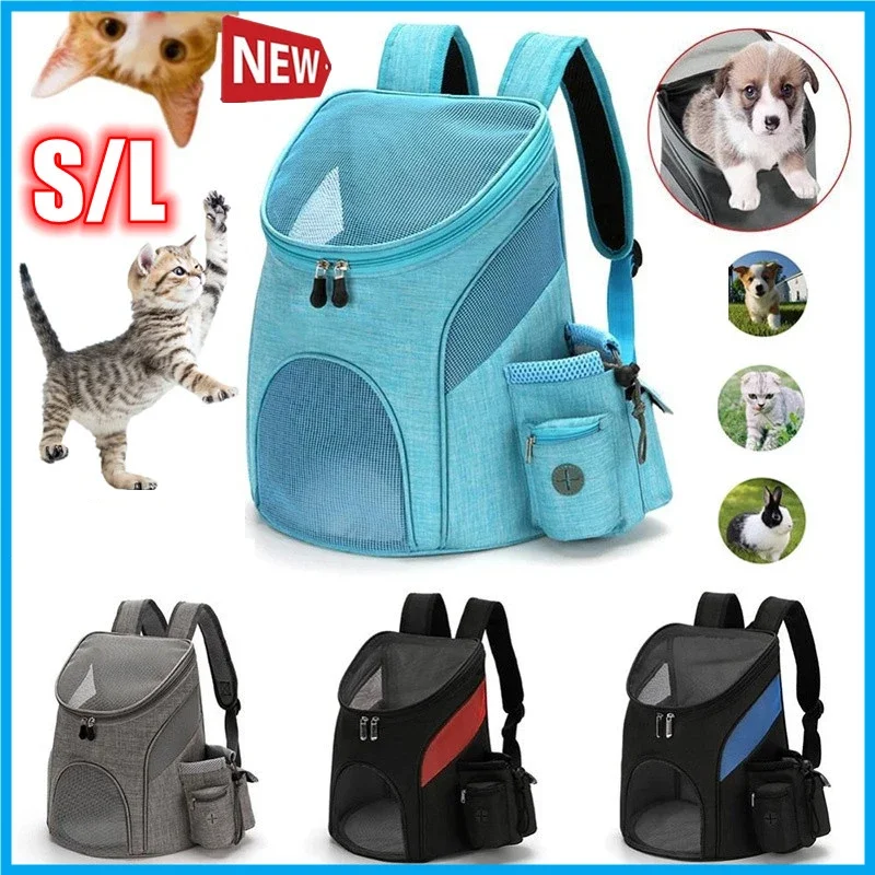 

Pet Dog Carrier Backpack Mesh Outdoor Travel Products Perros Breathable Shoulder Handle Bags for Small Dog Cats Gatos