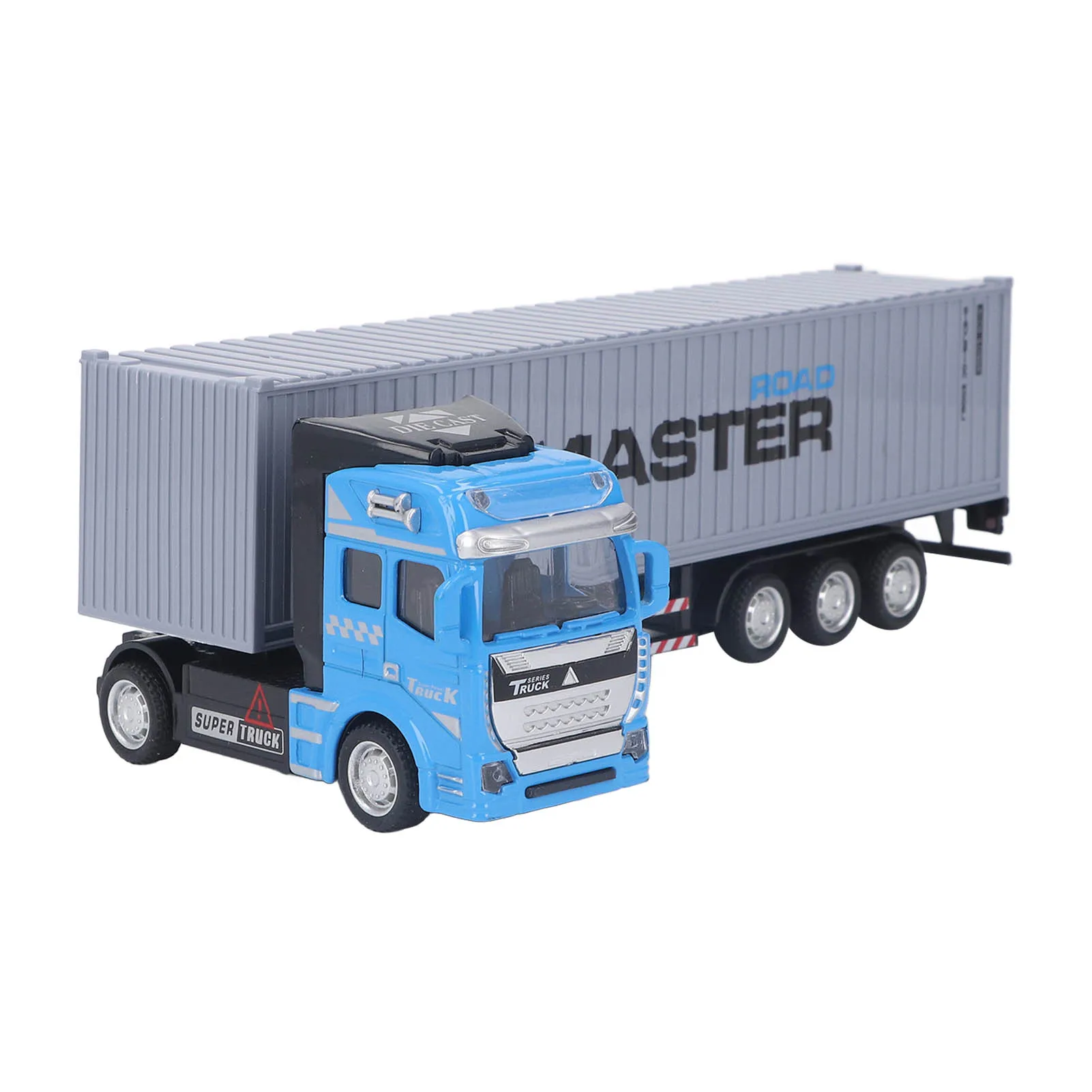 Children Container Truck Toy Model Pull Back Detachable Realistic Large Alloy Colorful Express Carrier Truck