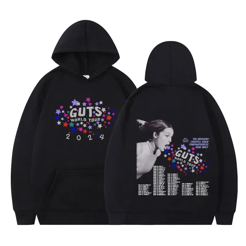 Sour Vampire Guts 2024 World Concert Tour Hoodie Men's Women Clothing Fashion Hip Hop Sweatshirts Harajuku Oversized Hoodies Y2K