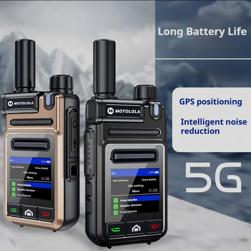 4G POC Mini Handheld Walkie-talkie 4G LTE POC for English Global SIM Cards  IPX6 Water Resistant 4000-4500mAh Battery