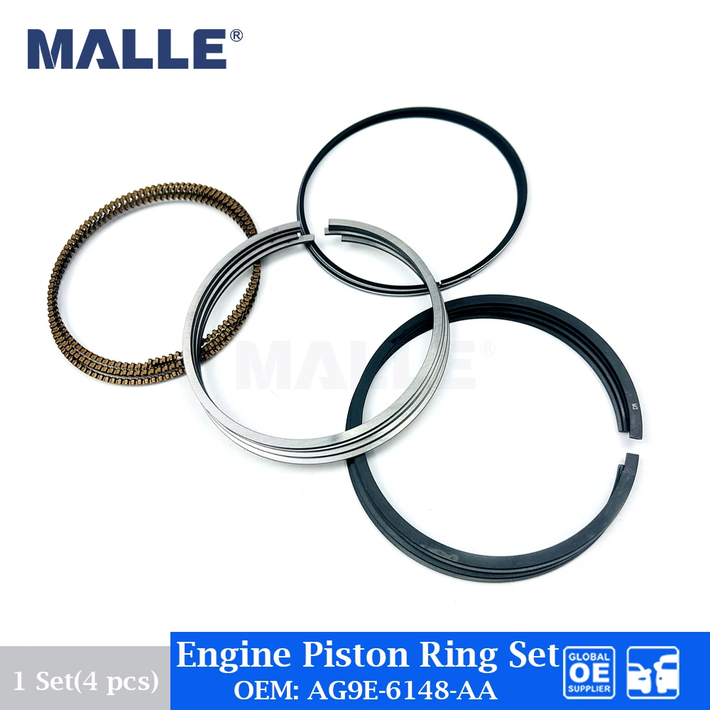 

STD Original Engine Piston Ring Set For Ford Edge Mondeo 2.0T 203HP Car Accessories AG9E-6148-AA AG9E6148AA 4 Cylinder O-Ring