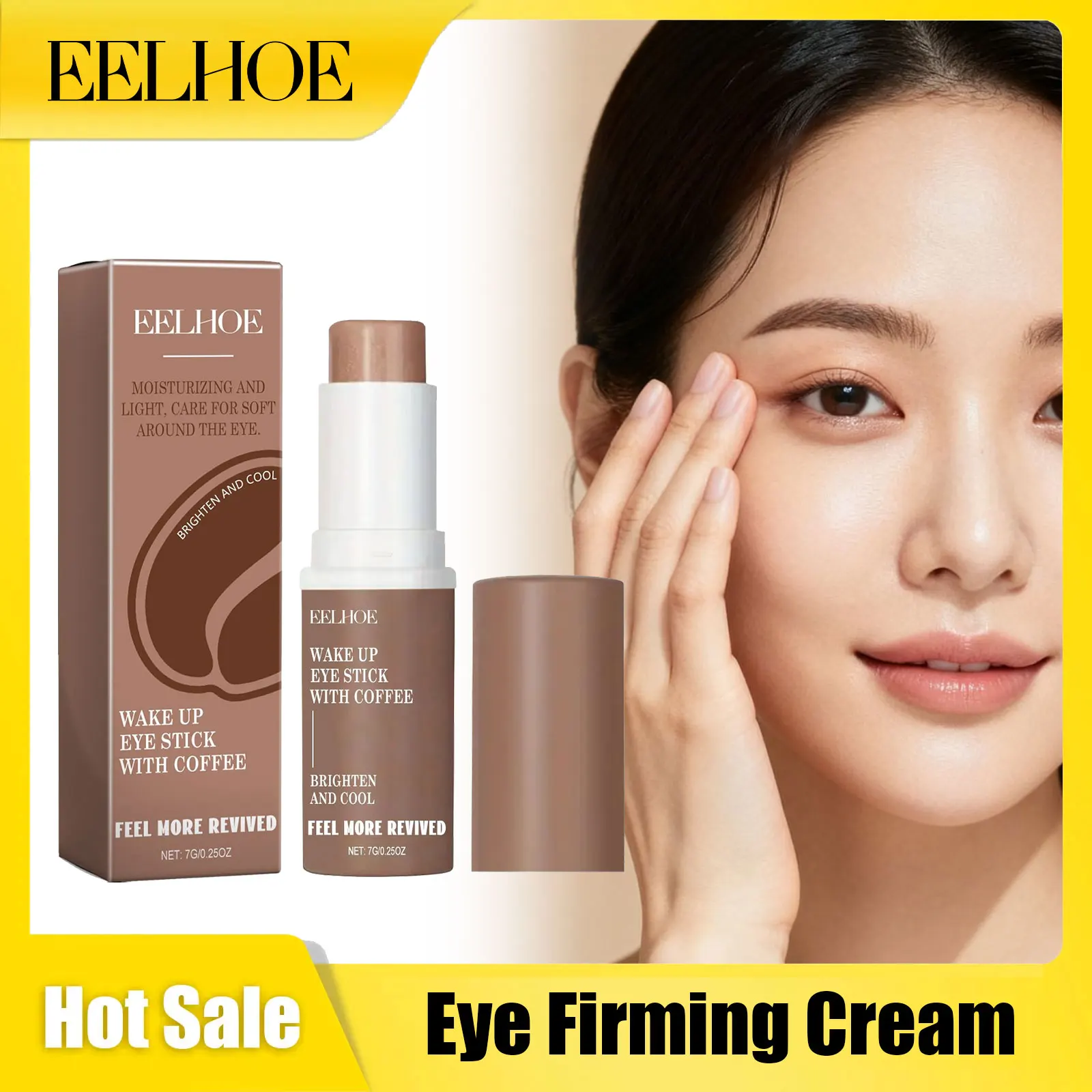 كريم تغذي العين من EELHOE يخفف التورم ويقلل الخطوط الدقيقة ويزيل الدائرة الداكنة والجلد العميق كريم تدليك العين الناعم