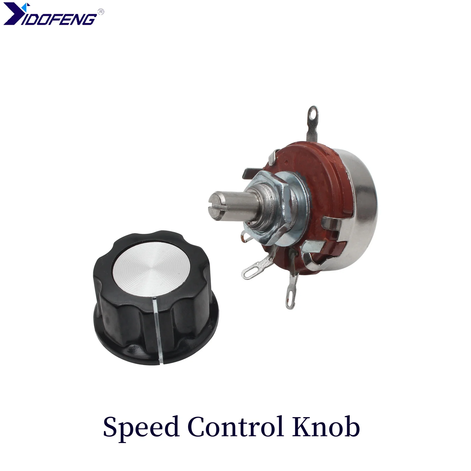 ปุ่มควบคุมความเร็วแบบปรับได้ ตัวควบคุมความเร็วมอเตอร์ DC สวิตช์ปรับความเร็วแบบปรับได้ โพเทนชิโอมิเตอร์ อุปกรณ์เสริมสำหรับเครื่องกลึงขนาดเล็ก
