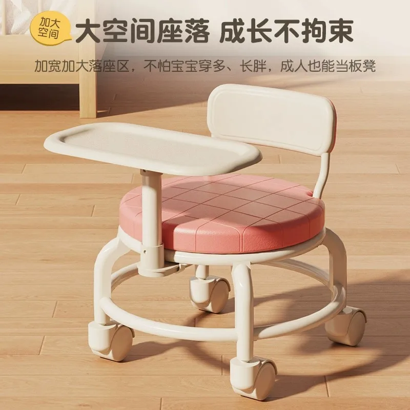 

Children's Dining Table Chair with Pulley Baby Stool Multi-functional Baby Chair Called Chair Household Children's Small Stool