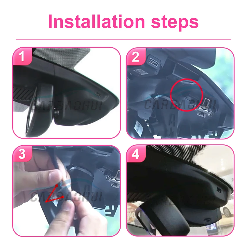 

New Full HD Hidden Wifi Car DVR Rear Camera Dash Cam Video Recorder For Ford Focus for Ford Focus mk4 2018 2019 2020 2021 2022