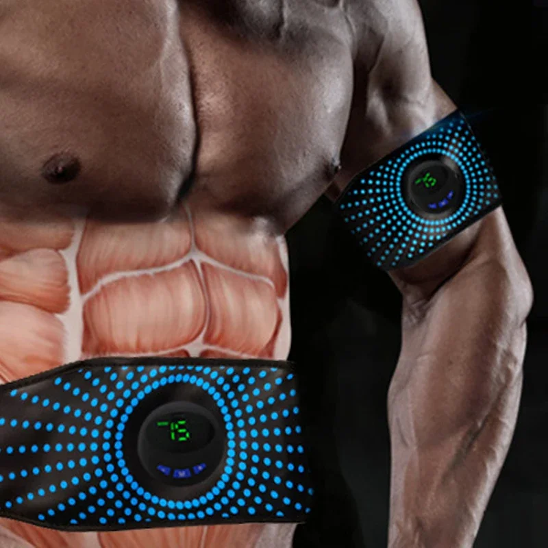 

New Smart Electric Fitness Abdominal Belt Silicone Weight Loss Sticker Arm Muscle Trainer Abdominal Muscle Sticker