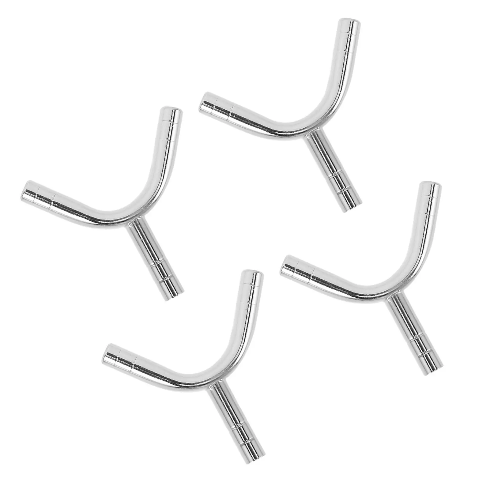 

4 шт. Y-образные металлические трубки для стетоскопов, запасные части для врачей, медсестер, студентов-медиков, универсальные трубки для ремонта