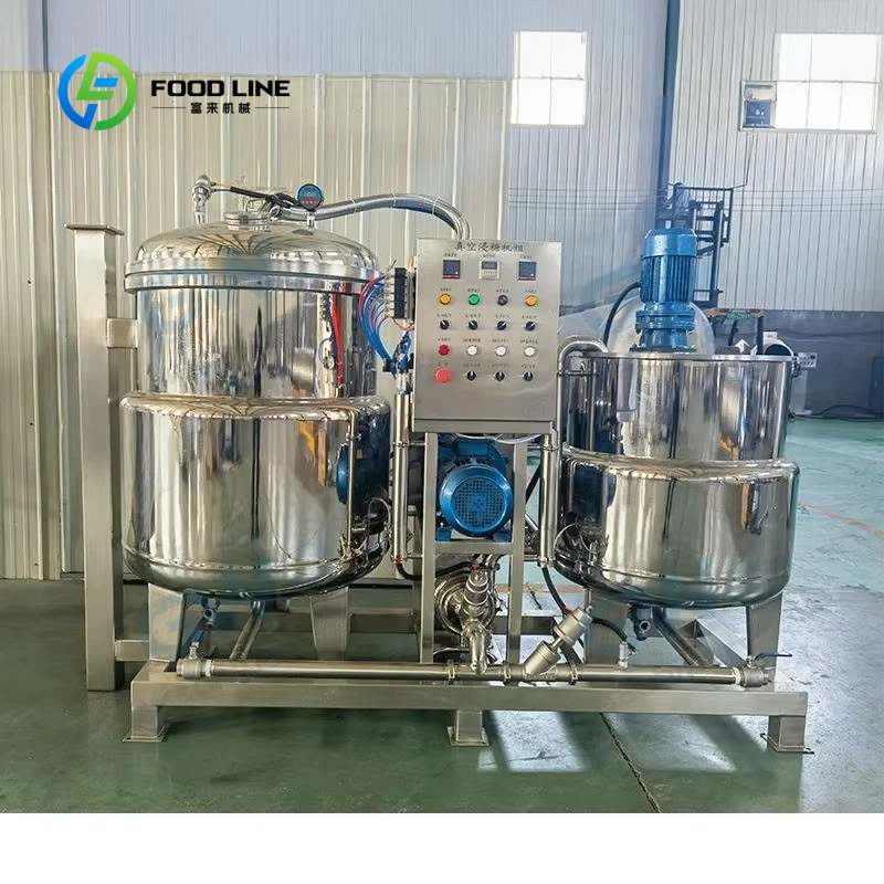Customized Automatic Vacuum Emulsifying Homogenizer Body Lotion Making Machinery Vacuum Mixer for Cosmetic Food Beverage
