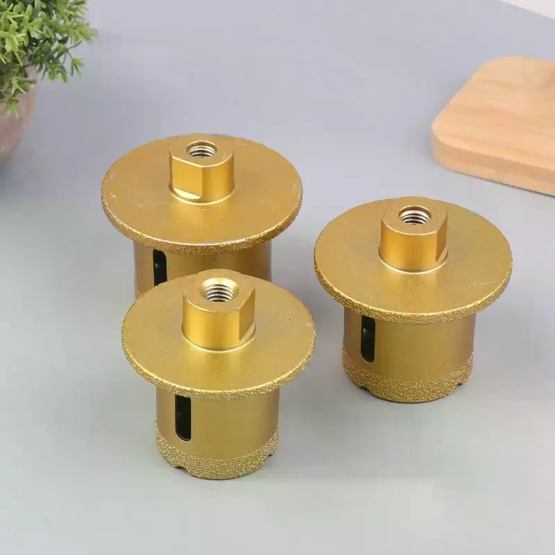 M10 Brazed Diamond Washbasin Core Drill Bit Hole Opener Table Basin Tool For Granite Marble Tile Drilling Cutter