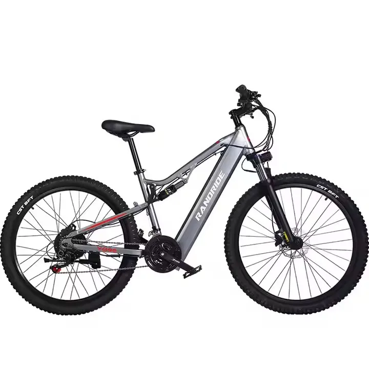 Eu warehouse 21speed sport ebike 1000w 48V 17AH long range full suspension mountain electric bikes for adults