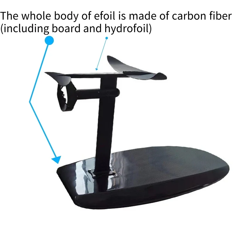 Elektrisch betriebene batteriebetriebene elektrische Folienplatte aus Kohlefaser, E-Folienplatte, stabiles Strahl-Hydrofoil, Meereswasser, Wassersport