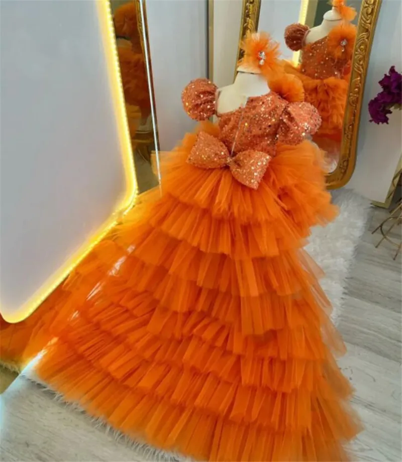 Lady and luxurious catwalk dress luxurious atmospheric tulle lace sequins  evening dress girl birthday Christmas gift children's - AliExpress 1501