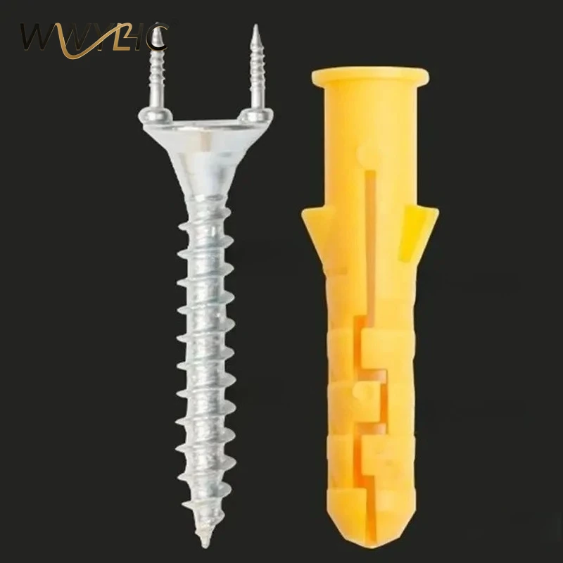Suitable for 50 Pieces of Y-shaped Metal Double Headed Self Tapping Screws 15/25/35mm Bi-directional Screws