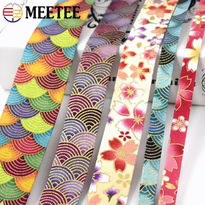 4/10Meters 10/25/40mm Ethnic Jacquard Webbing Bag Strap Decoration Lace Ribbons Binding Belt Clothing Tapes DIY Sewing Accessory