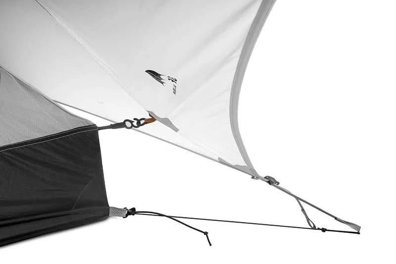 2024 Neue Version FLAME'S CREED LanShan 2-Personen-Outdoor-Ultraleicht-Campingzelt 3-Jahreszeiten-Professionelles 15D-Silikon-stangenloses Zelt – Detail 8