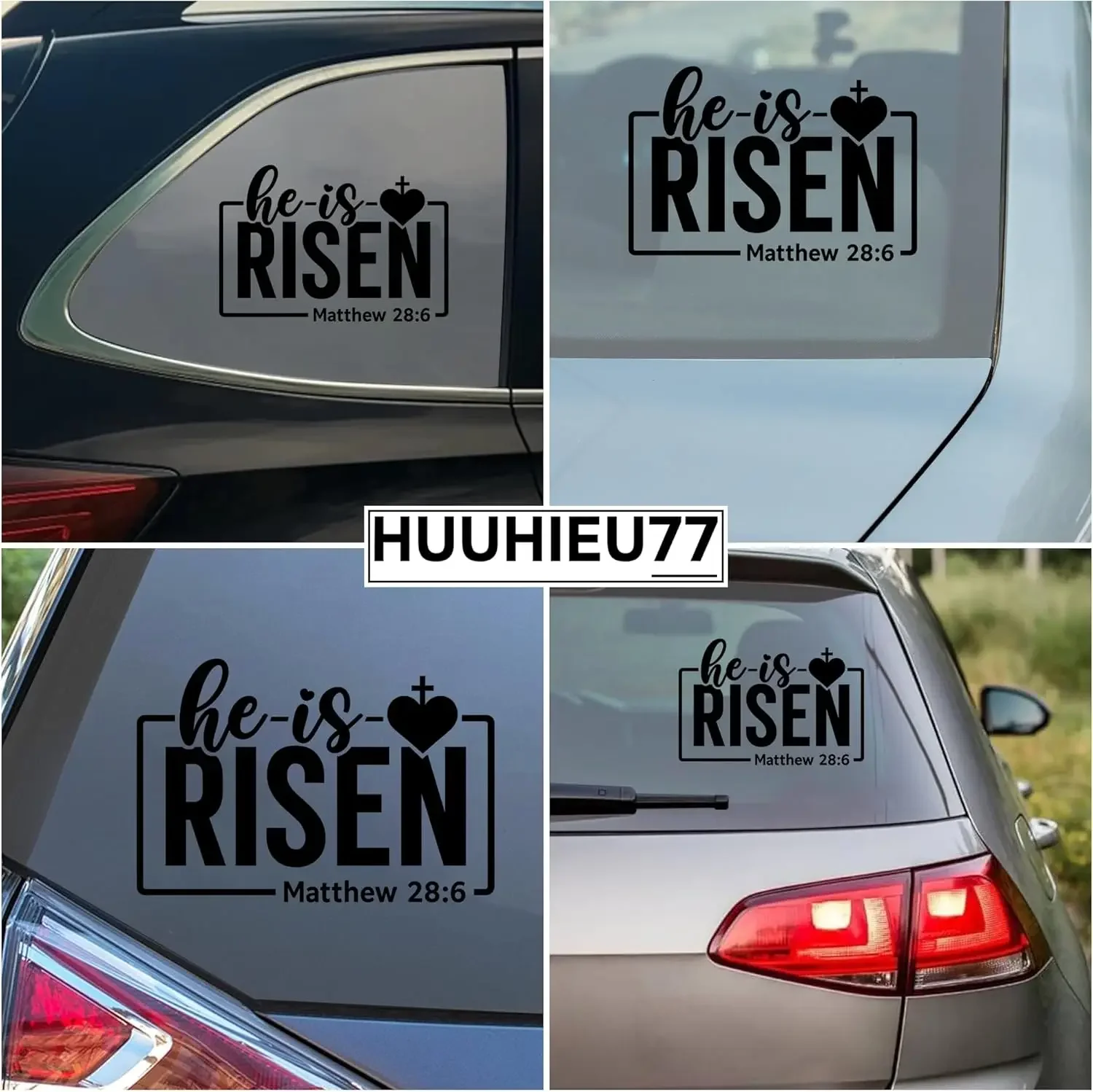 

1 шт. Христианская виниловая наклейка на автомобиль с изображением воскресшего Христа, креста с тремя гвоздями, религиозная наклейка для стен, автомобилей, ноутбуков, домашнего декора