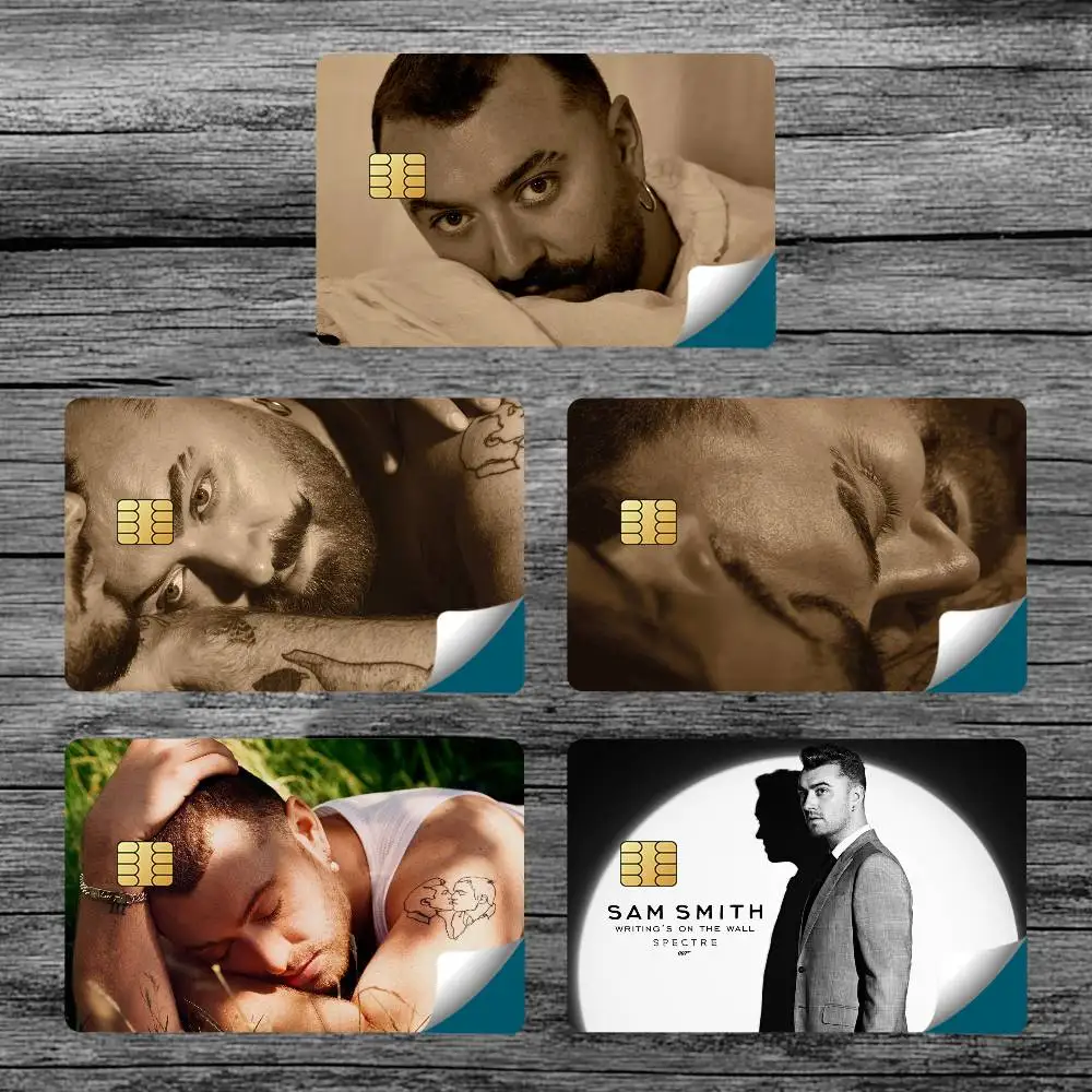 Singer Sam Smith Hazel Eyes Card Stickers for Bank Access Protective Waterproof Film Cover Sticker Surprise Gift