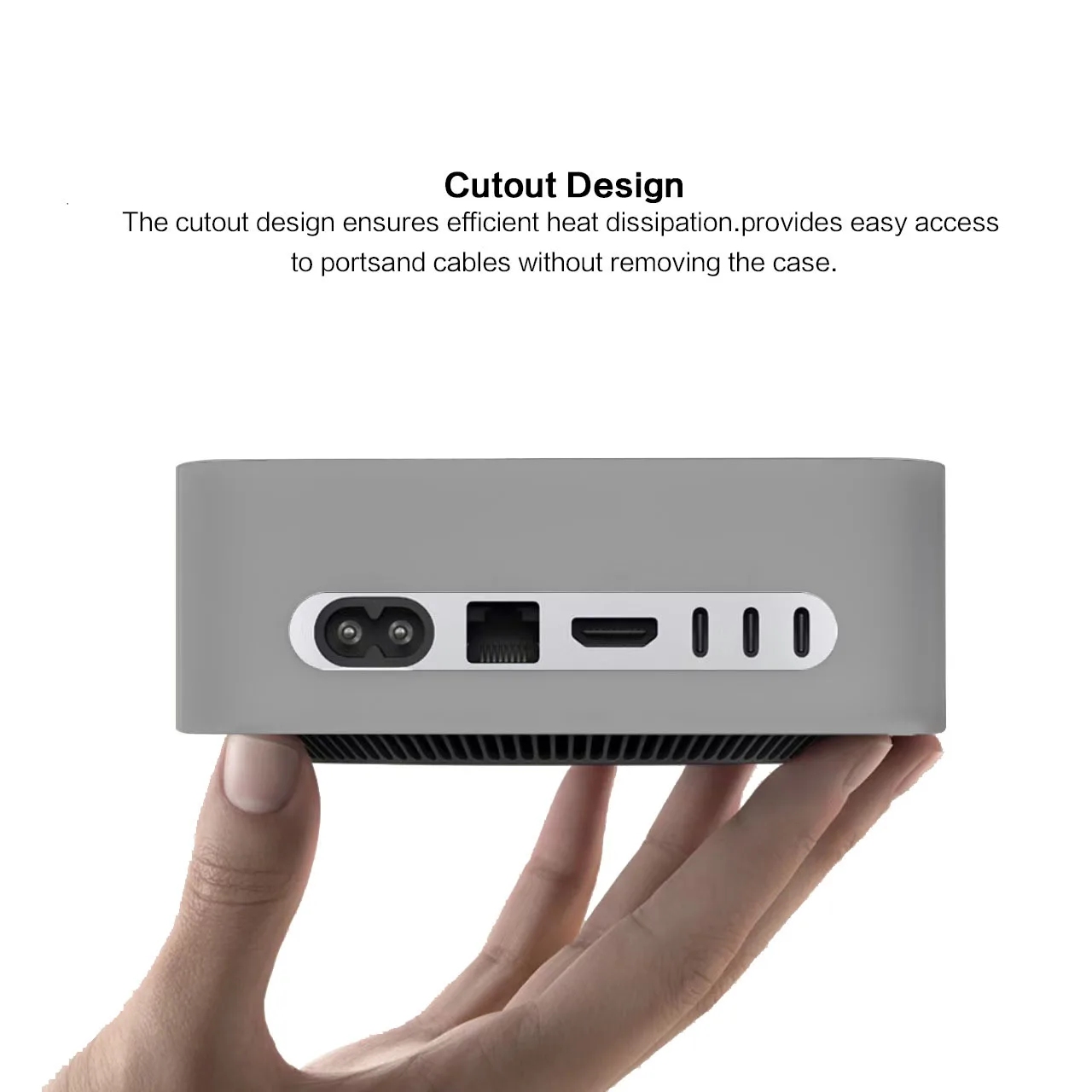 For 2024 Mac Mini M4/M4an easy-to-install wear-resistant waterproof silicone case, Dustproof & Drop-Proof Cover For Durability