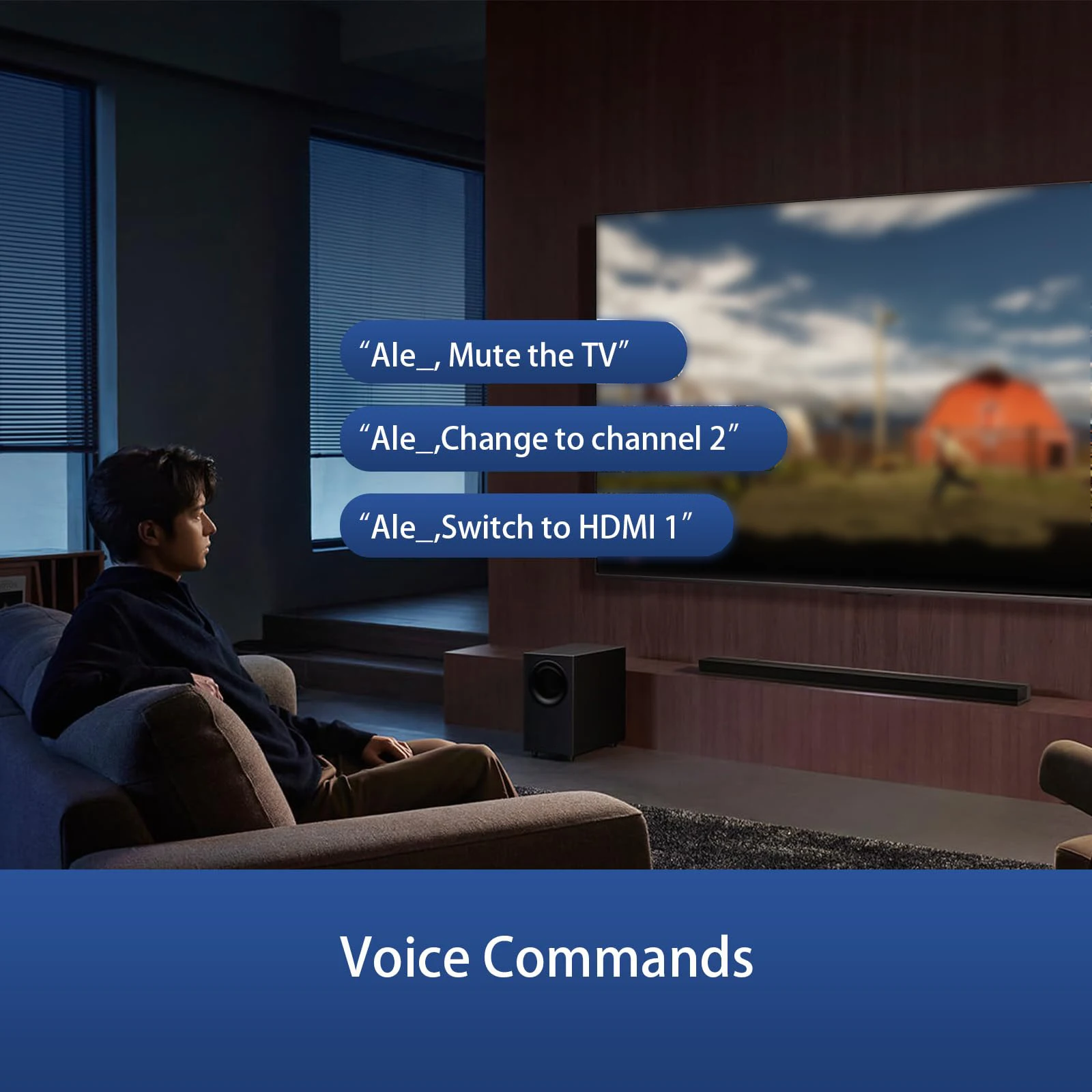 جهاز تحكم عن بعد صوتي بديل لـ Insignia، Toshiba، AMZ 2&4-Series، Omni، Pioneer، TCL، Hisense Smart TVs، لأجهزة البث