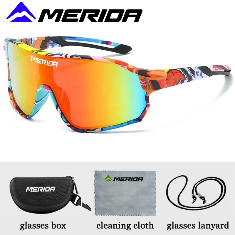 

Merida Cycling Bike Sunglasses Men UV400 Eyewear Sports MTB Outdoor Goggles Bicycle men women Sunglasses Multi Color Riding